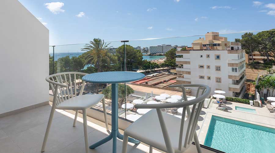 Doppelzimmer mit seitlichem Meerblick hotel palia tropico playa