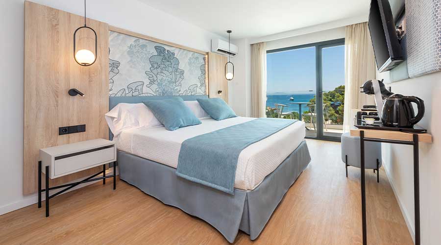 Doppelter Meerblick zimmer hotel palia tropico playa